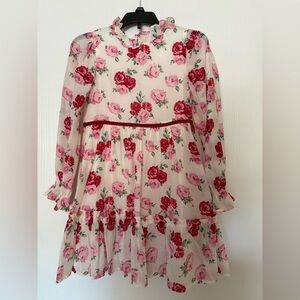 Janie and Jack Pink Floral Dress